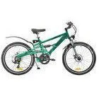 High Configuration Green Color Mountain e Bike 500W Brushless Hub Motor