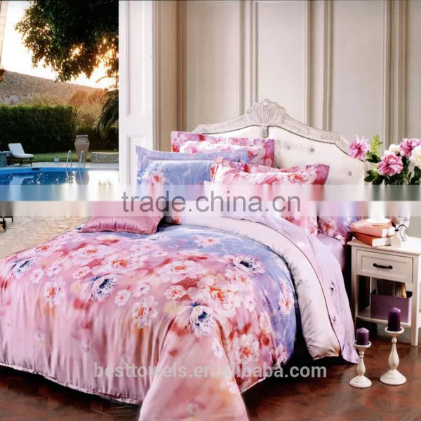 Custom Good Quality European Style Satin Bedding Set photo-6