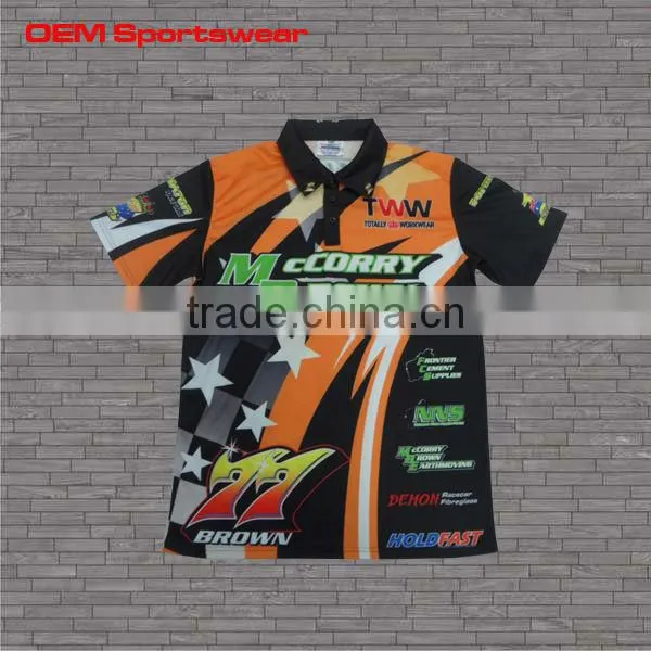 Polyester Motocross Wear Custom Racing Sports Shirts photo-2