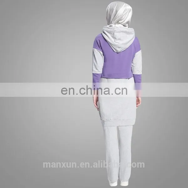 Factory OEM Women Design Contrast Color Female Spring Sportsware Ladies Tracksuit Set photo-5