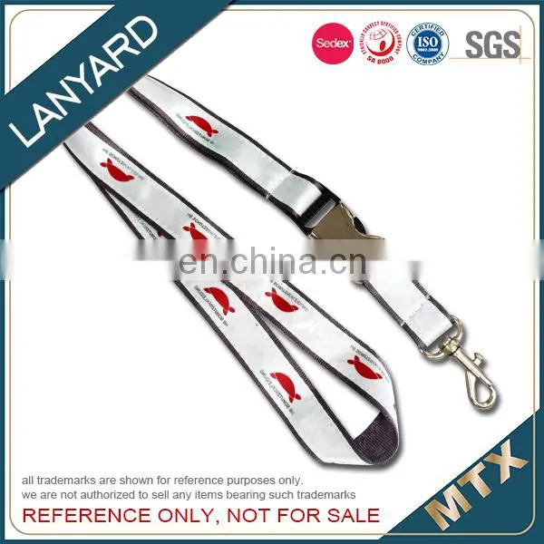 Custom Double Layers Satin Lanyard photo-4