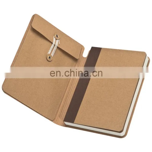 New Eco-friendly Recycled 70sheets Notebook Orgnizer Set With File Pocket photo-2