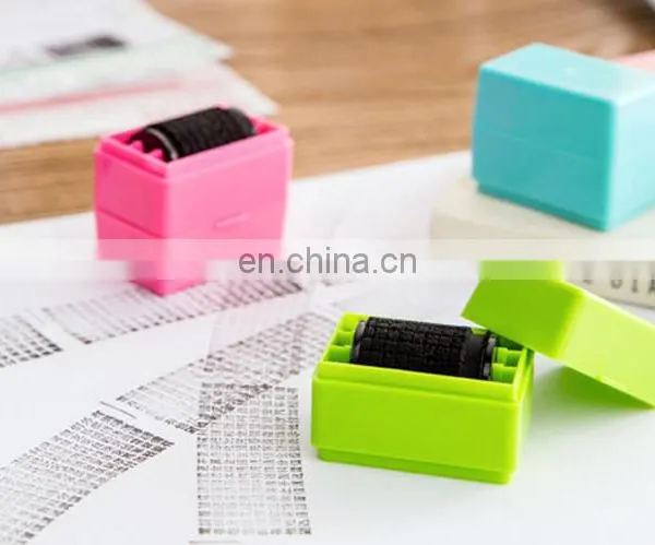 Office Express Pack ID Identity Self Information Protector Roller Stamp photo-3