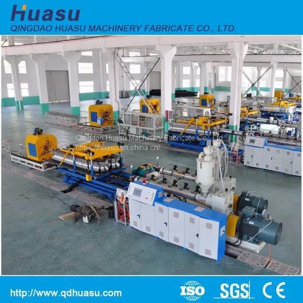 Qingdao Machine Manufacturer Plastic Double Wall Corrugatged Tube Machine photo-3