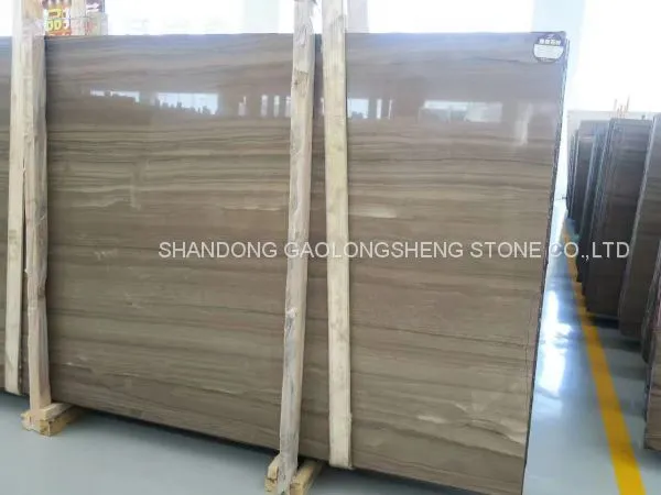 Brown Wooden Marble, Coffee Wooden Marble, Brown Wenge Marble, Coffee Wood Marble Slab,Grey Serpegiante Marble photo-2