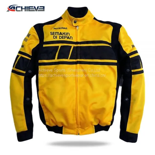 High Quality Turkish Leather Sublimated Motorcycle Long Sleeve Jacket photo-5