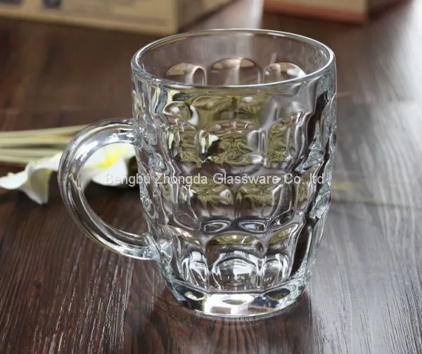 Engrave Logo Glass Mug With Handle photo-3