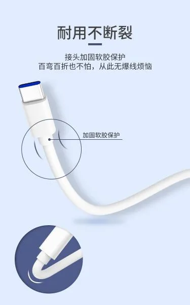Type C To C Data Lines Mobile Phone Cords Usb 3.0 Charging Cable photo-4