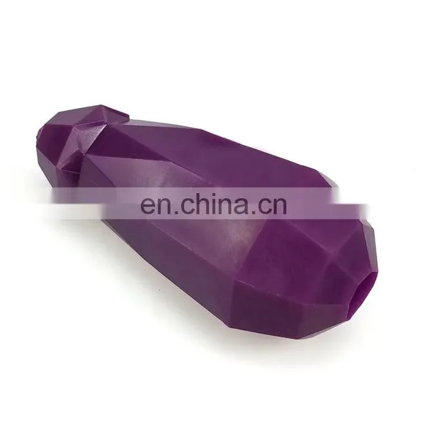 IQ Treats Puzzle Toy Bounce Eggplant Shaped Treats Dispenser Interactive Toy Dog Toy photo-3