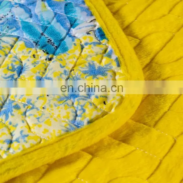 100% Microfiber/cotton Quilted Bedspread Set photo-7