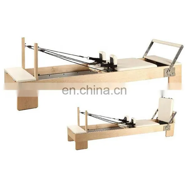 High Quality Bodybuilding Folding Pilates Reformer Of Aluminium Reformer Pilates Aluminium Reformer With Tower photo-6