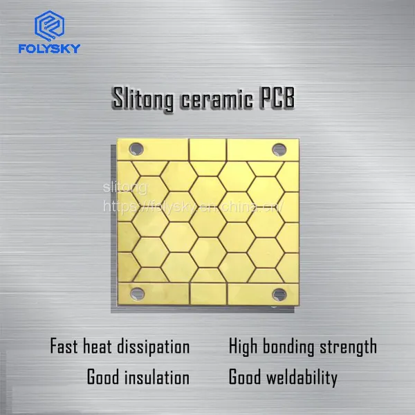 custom design service for ceramic metallized substrates