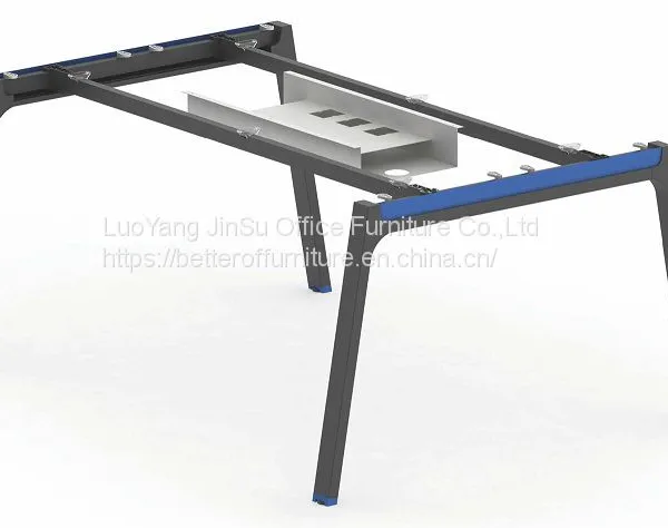 2 Person Face to Face Full Set Office Desk 1200x1200 1400x1400mm photo-3