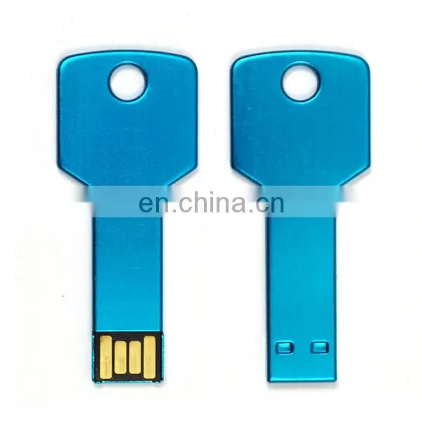 Mini Metal Silver Gold Metal Key Shaped USB 2.0 Flash Drive Memory 4GB 8gb 16gb 32gb 64gb USB Key photo-2