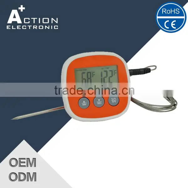 Fashion Design Affordable Price Thermometer With Wire Sensor photo-3