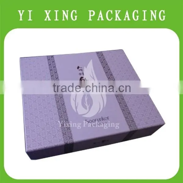 YiXing Wholesale Custom Fancy Coated Paper Wrapped Cardboard Cosmetic Box With Lids