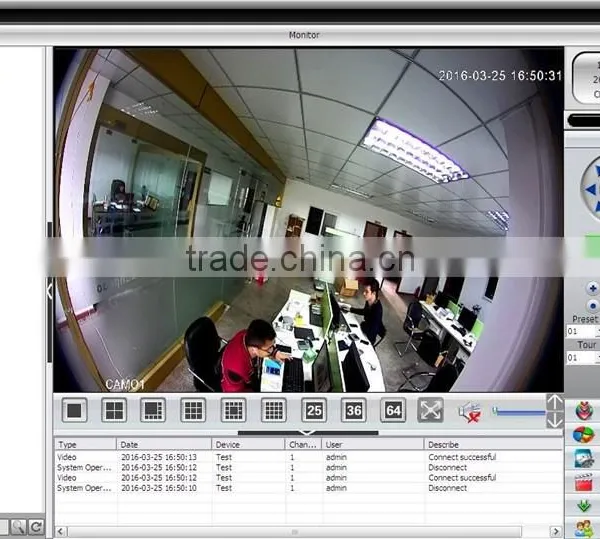 Roof Mount Indoor Use 360 Degree Fisheye Panoramic HD 1080P IP Camera Equipped With 1.7MM Lens and 1/2inch Sony CCD Sensor photo-2