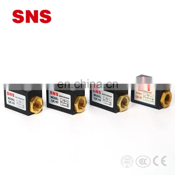 SNS QE/VQE Series Industrial High Quality Aluminum Alloy Air Quick Exhaust Valve photo-2