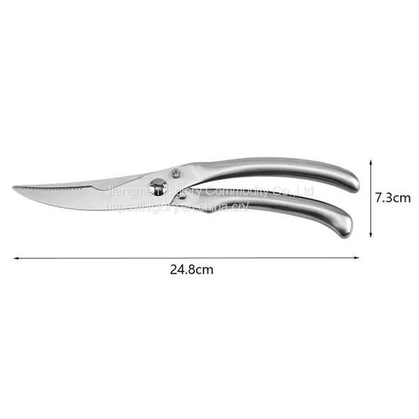 High Quality Stainless Steel Knife Durable Poultry Kitchen Utensils Scissors For Cutting Kitchenware photo-3
