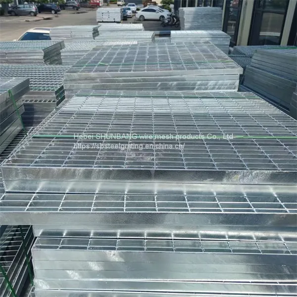 Hot Dip Galvanized Steel Grid Chemical Plant Platform Step Plate Sewer Drain Cover Puddle Cover Heavy Steel Grid photo-5