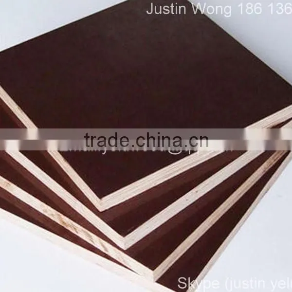 SHANDONG 18MM FILM FACED PLYWOOD FOR CONSTRUCTION photo-3
