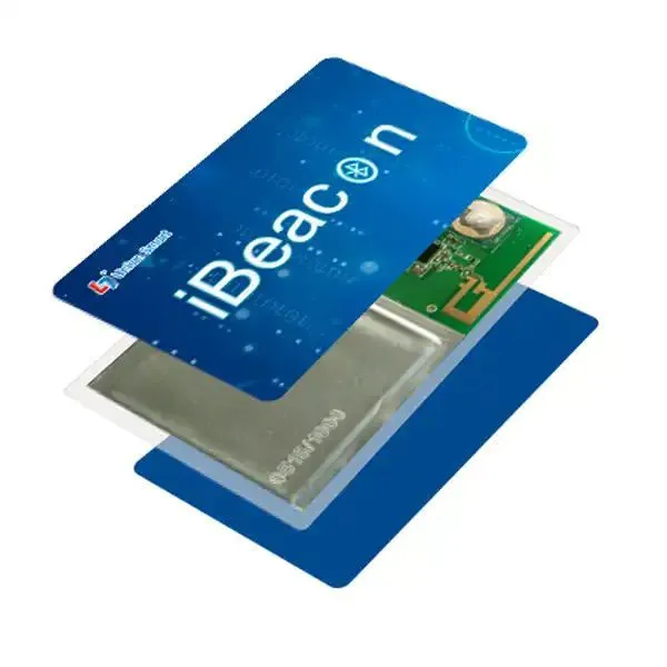 UWB Eddystone Low Energy DA14585 NRF52832 Bluetooth BLE Wearable IBeacon Blue Tooth Personal Ultra Thin Tracking Beacon Card