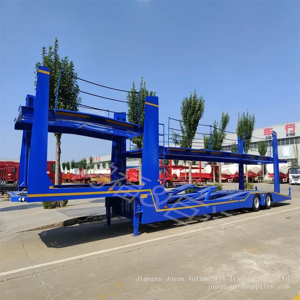 Export Semi-trailer Car Transportation SUV Transport Trailer European Style Trailer photo-3