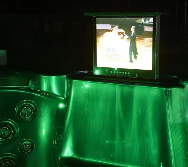 6 People Balboa Luxury Acrylic Bathtub Outdoor Backyard Massage Spa Hot Tub Indoor Hydro Hot Tubs With TV Bluetooth Player photo-4