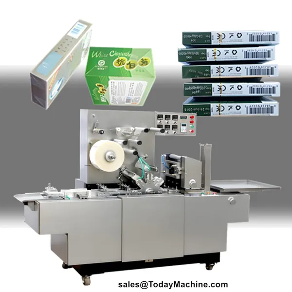 Automatic Perfume Soap Cosmetic Box BOPP Film Transparent Membrane 3D Cellophane Wrapping Machine photo-3