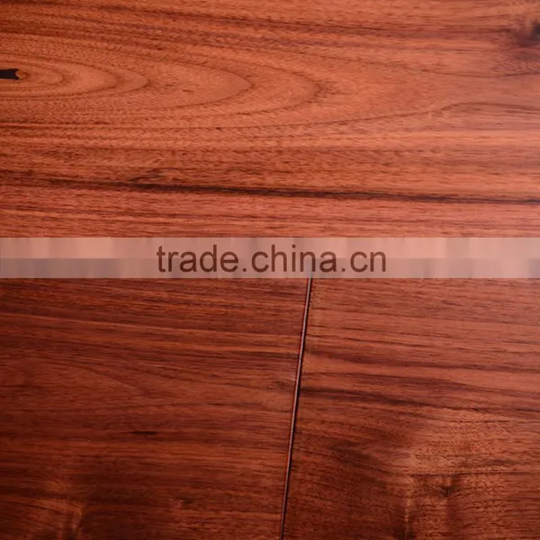 Direct Factory Black Walnut Smooth Engineered Solid Wood Flooring