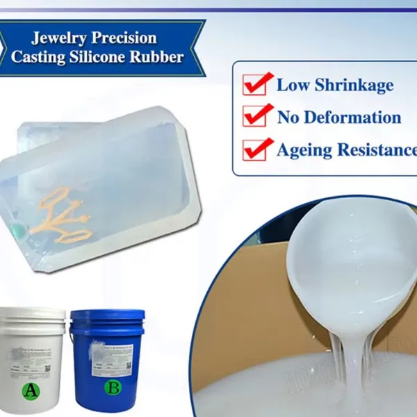 Free Sample Liquid Clear Silicone Rubber High Quality Jewelry Gems Precision Casting photo-2