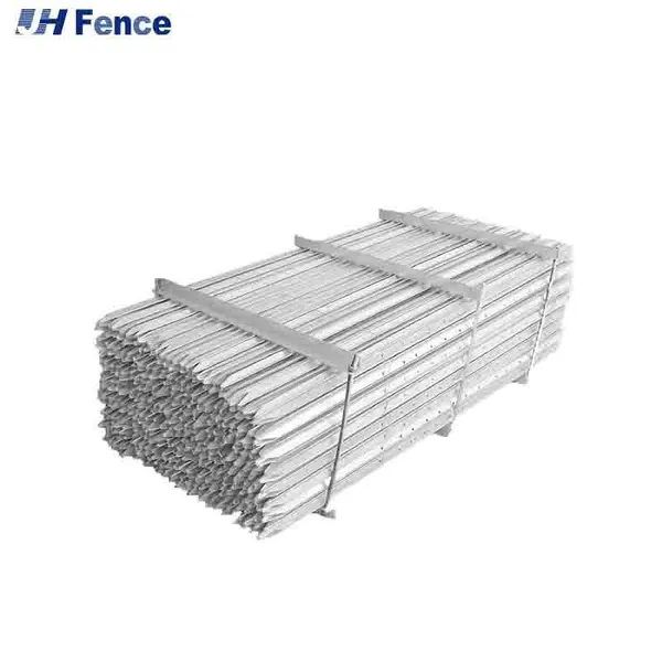 Hot-Dip Galvanized Perforated Steel Square Post for Road Signs and Fencing
