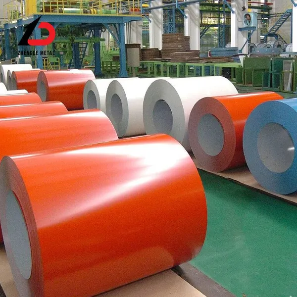 All Ral Color DX51D PPGI Coils-Wooden Pallet & Steel Frame Packaging for Roofing