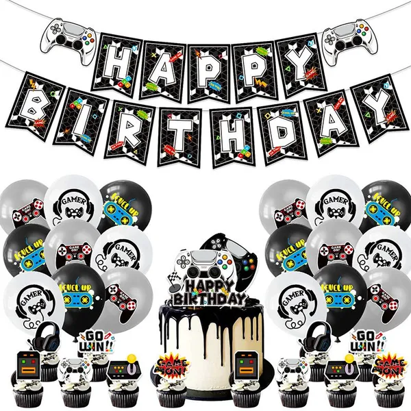 Ningbo PartyKing Cartoon Theme Disposable Tableware Sets Paper Plates Cups Party Supplies Party Banner Wedding Kid Birthday Party Decoration photo-4