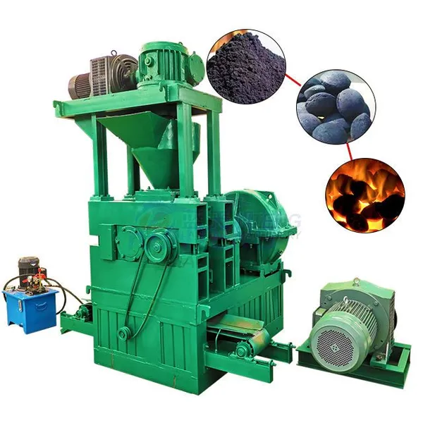 Machine de fabrication de pastilles de charbon de coquille de noix de coco, ligne de production de briquettes, machine de pressage de boulettes de charbon EPC