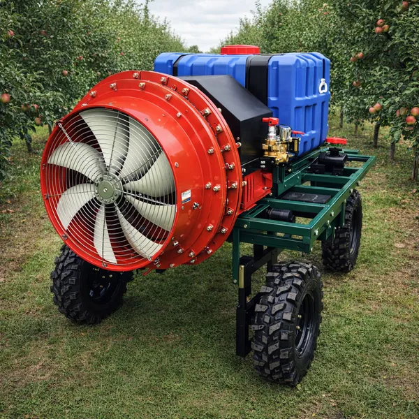 RC High Pressure Air Adjustable Boom Sprayer | Remote Control Agricultural Orchard Spraying Machine With 600L Tank