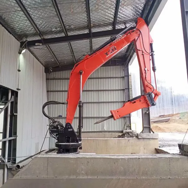 YZH WHEN1200 Stationary Pedestal Hydraulic Rockbreaker Boom System photo-3