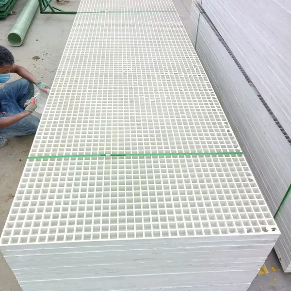 Chemical Proof FRP Grating for Effluent Channel Cover - Corrosion Resistant Industrial photo-5