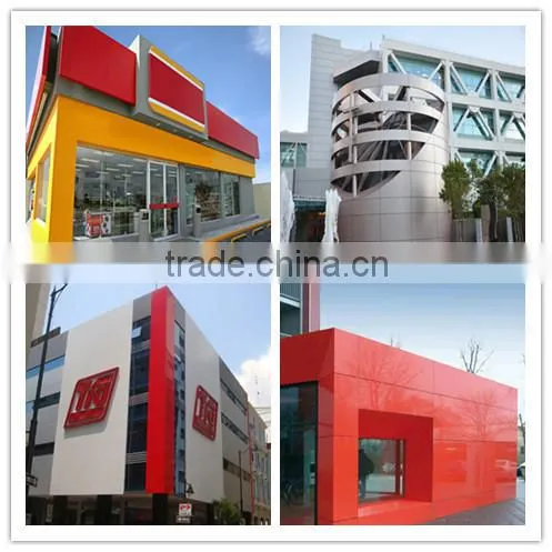 MEGABOND 14 Years PVDF PE Coated ACP Aluminum Decoration Wall Panels photo-3