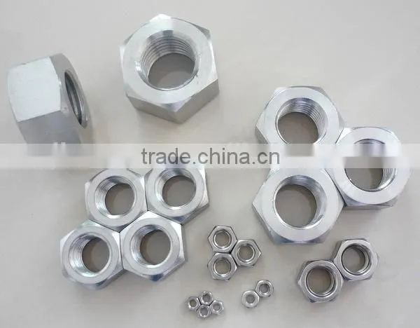 304 Stainless Steel Metric Female Hydraulic Hexagonal Nuts for Hose Fittings photo-4