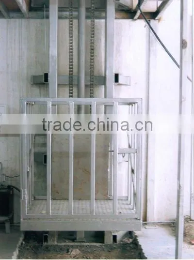 Hydraulic Guiderail Cargo/goods/car Lift Platform photo-2