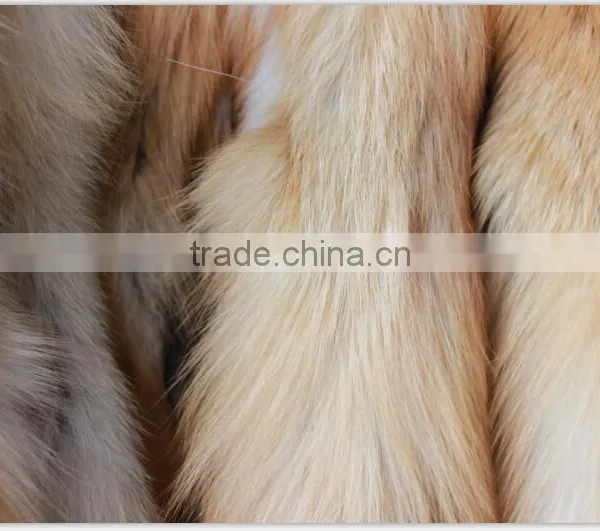 Top Quality Natural Color Red Fox Skin Natural Fur For Garment Wholepieces photo-3