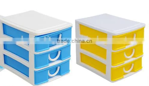 Decorative Storage Boxes Storage Plastic Boxes Supply Fashion Cute Plastic Sundries Drawer Storage Rack photo-3