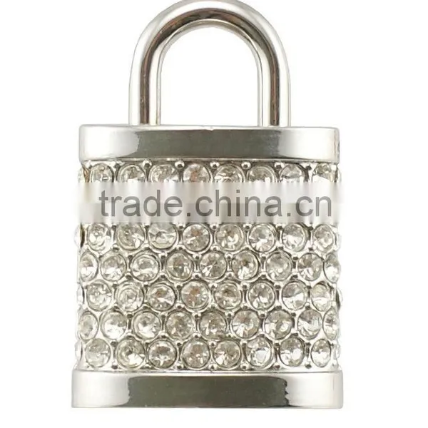Silver Lock Shape Jewelry Drive Usb 8gb With Gift Boxes photo-2