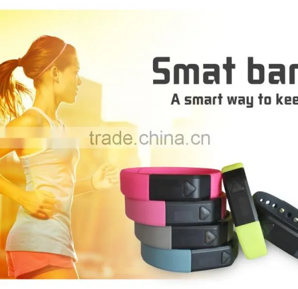 2016 Top Sale Bodybuilding and Fitness Pedometer Tracker & Sleep Analysis Smart Bracelet photo-2