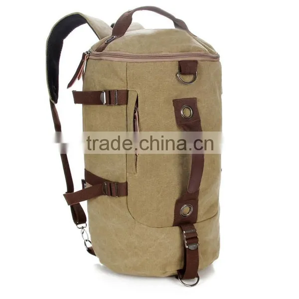 Large Capacity Man Travel Bag Outdoor Mountaineering Backpack Men Bags Hiking Camping Canvas Bucket Shoulder Bag photo-2