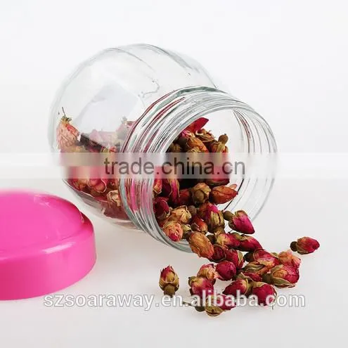 Colored Plastic Lid and Glass Spice Jars Wholesale photo-5