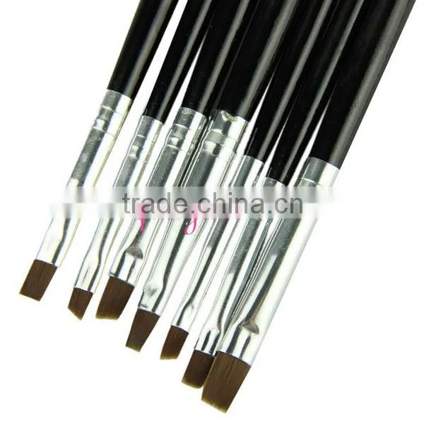 7pcs Nail Gel Brush /gel Brush for Nail Art