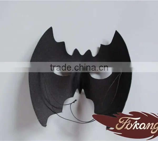 Black Plastic Masquerade Batman Mask For Venetian Party photo-2