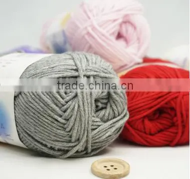 Long Staple Fibre Cashmere BABY Knitting FANCY Yarn for Needle 6MM